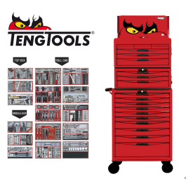 Teng Tools TCMM1001N 1001pce Super Mega Master Tool Kit-BD