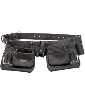 Draper Tools Oil-Tanned leather Double Pouch Tool Belt DRA03138