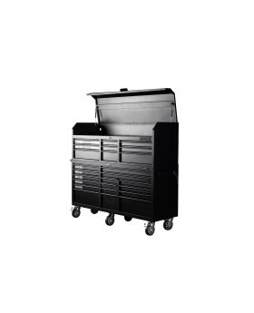 KA BOXES 68" Widebody Roller Cabinet & Tool Chest With Power/USB Outlets-25Drawer
