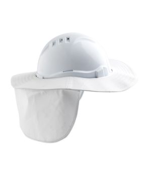 PRO CHOICE Detachable Hard Hat Brim-White HHBW