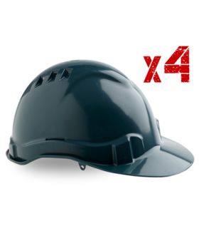 PRO CHOICE Green Vented Hard Hat Helmet-4Pack HHV6G