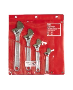 Toledo TSR01 Adjustable Shifter Wrench Set In Roll-4pce