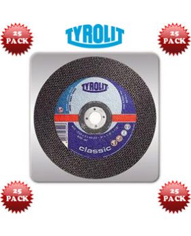 TYROLIT Ultra Thin Metal Cutting Disc-100mm 25pack 222893