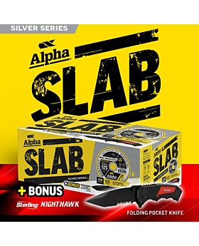 Alpha SLAB Cutting Disc 125x1.0mm Silver Series x100 Pack With Bonus Sterling Nighthawk-MARCHMADNESSDEAL