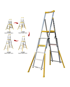 BAILEY 4 in 1 Adjustable Platform Ladder-0.9,1.2,1.5,1.8m 170kg 