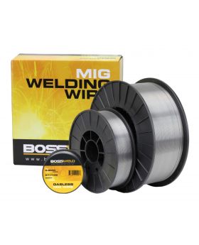 BOSS GASLESS GS MIG WELDER WELDING WIRE 0.8MM 0.9KG  3PACK 200342