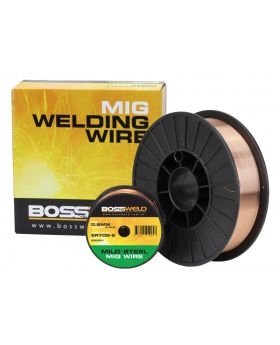 BOSS GAS MIG WELDER WELDING WIRE MILD STEEL 0.6MM 0.7KG 3PACK 200001x3