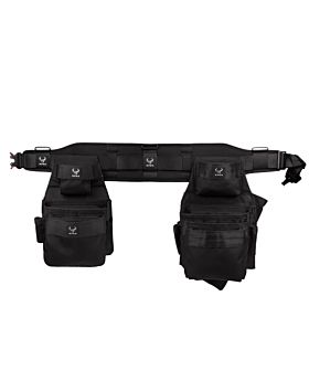 BPRO by BUILDPRO Tradie Premium Cordura Backsupport Tool Belt Bundle Kit-SYD Left Dom