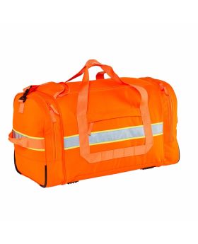 CARIBEE Bunker 60L Safety Gear Bag-Hi Vis Orange -FWT-FDD