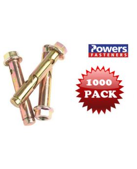 POWERS FASTENERS HEX DYNABOLT MASONRY ANCHOR-12X100MM 1000PACK HS12100X1000