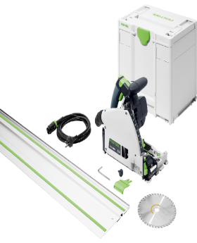 FESTOOL - TS 60K 168mm Plunge Cut Saw in Systainer with 1400mm Rail