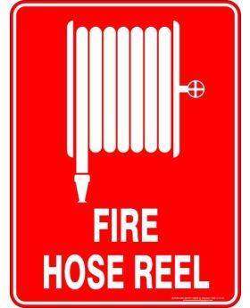 FIRE HOSE REEL SIGN 57EMC