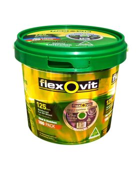 FLEXOVIT 125mm Metal  Cutting Disc Bucket Deal-100pck