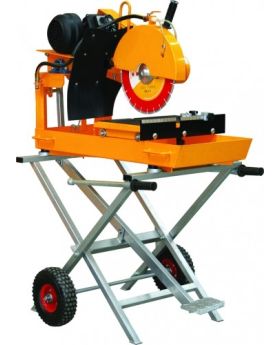 FLEXTOOL 14" 2.3hp Brick Saw With Industrial Wheel Stand F09503