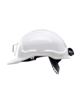 BEAVER Frontier Tuffgard Miners Spec Hard Hat With Lamp Bracket-White  