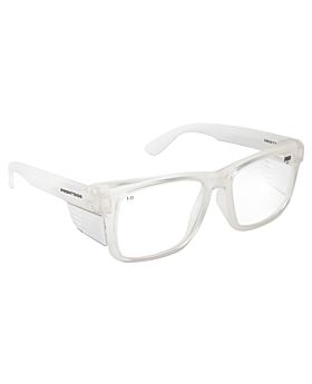 PRO CHOICE Frontside Clear Lens Safety Glasses with Clear Frame- 6500