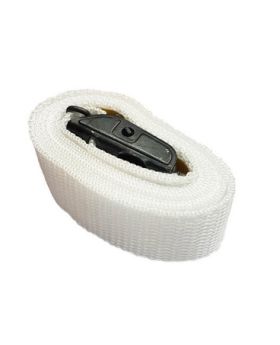Fasty Transport Lashing Tie Down Strap-White 1m x 25mm 400kg Load Rated FAS121