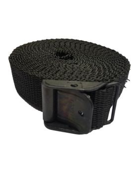 Fasty Transport Lashing Tie Down Strap-Black 3.5m x 25mm 400kg Load Rated FAS125