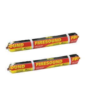 FULLER Firesound Fire Rated Accoustic Sealant 600ml Sausage-Grey-2Pack 6026194133 X 2