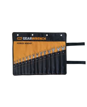 GEARWRENCH 14 PC 12 POINT LONG PATTERN METRIC COMBINATION WRENCH SET ROLL 81936