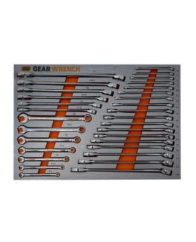 GEARWRENCH 31 PC COMBINATION LONG PATTERN WRENCH METRIC/SAE SET IN EVA TRAY 83991