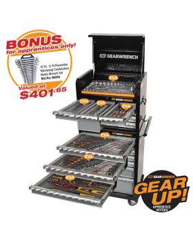 GEARWRENCH 234 PC COMBINATION CHEST & TROLLEY WITH 7X EVA 89926
