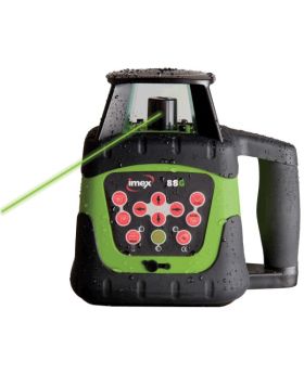 IMEX Hi Vis Green Beam Laser 88G Rotating Laser Kit