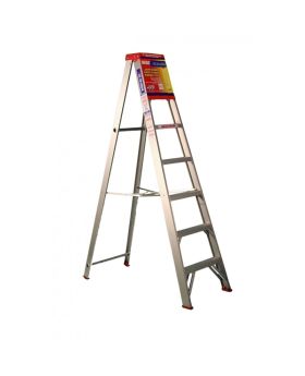 INDALEX Single Sided Aluminium Step Ladder-Tradesman Series-2.1m 135kg Rated