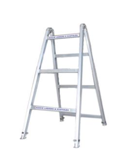 Industrial XS Heavy Duty Aluminium Adjustable Leg Trestle Ladder-1.8m 225kg Rated AT1.8M