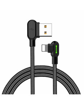 INDUSTRIAL XS 1.8M Braided USB Charger Phone Cable Data Cord For iPhone 13 12 11 Pro Max XR X iPad