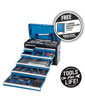 Kincrome P1700 Evolution 174Pce Tool Kit In Chest With Apprentice Bonus Roller Cabinet
