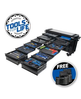 Kincrome  CONTOUR 60" Superwide Tool Trolley & 680Pce Tool Kit With HDFI Inserts 
