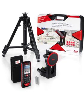 LEICA Disto D510 Laser Distance Measurer Combo Kit With Tripod & Adapter LG823199