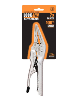 LOCKJAW 175MM 7INCH NEEDLE NOSE PLIERS 93001