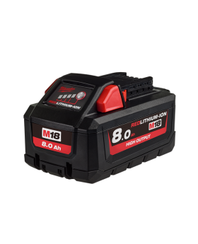 Milwaukee M18HB8 18v High Output Red Lithium Battery-8ah
