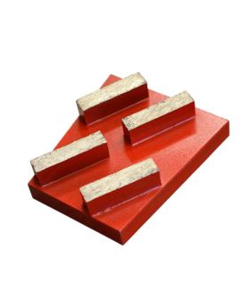 MASTER FINISH Concrete & Terazzo Floor Grinding Machine g1-a- Diamond Wedge Block