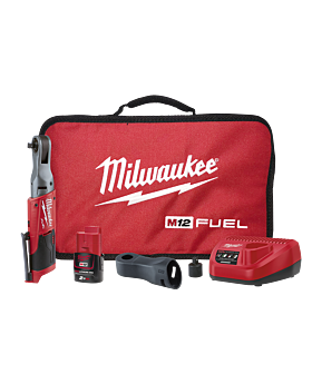 Milwaukee M12FIR38-201B Cordless Impact Ratchet 3/8" Drive Kit