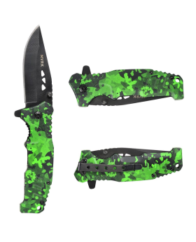 MVRK By Bordo EDC Folding Knife-Camo Green-JTD-ATD -FDD 