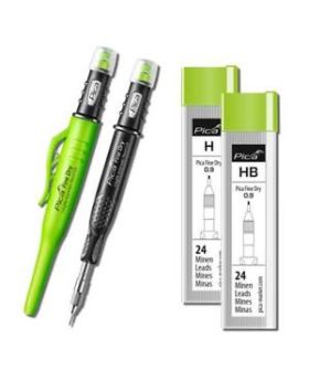 PICA  Fine Dry Lead Marker Pencil & Refill H Type Combo Set