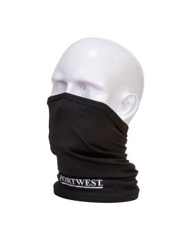 PORTWEST Workwear Anti-Microbial Multiway Scarf-Neck Warmer-Mask- Black -JTD