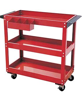 PRO KIT Tool Trolley Workshop/Garage Cart With, Screwdriver Bay Rack -ATD