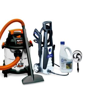SP TOOLS SP2020 Electric Pressure Washer & Dust Extractor Workshop Combo