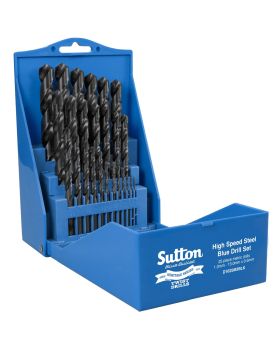 SUTTON Blue Bullet  Jobber Drill Bit Set D102 25pce Metric D102SM3BLK â€“ Limited Edition Heritage Series
