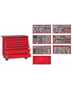 Teng Tools 7 DRAWER THE 'COMMAND CENTRE' METRIC/AF TOOL KIT-622Pce