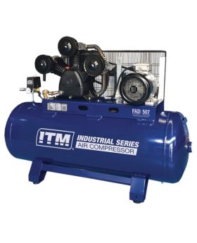 ITM Air Compressor, Belt Drive Stationary 3 Phase, 10HP, 270LTR, FAD 1143 L/MIN - TM353-10270