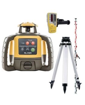 TOPCON Red Beam Self-Leveling Rotary Grade Laser Level Kit with LS-80X Receiver