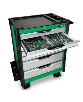 TOPTUL Tools 213Pce Tool Kit Set In 7 Drawer Roller Cabinet-GE21322 -ATD