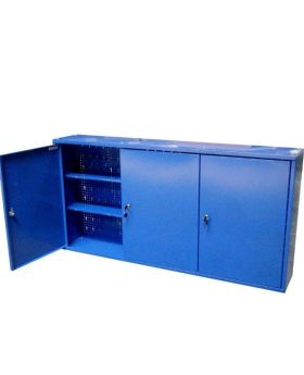 TRADEQUIP 3 Door Loackable Wall Cabinet-Blue 1011tq_2