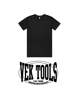 VEK TOOLS T SHIRT WITH RETRO STYLE PRINT-MERCH -MARCHMADNESSDEALS