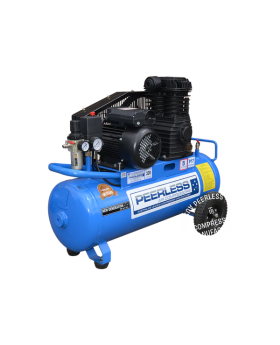 PEERLESS P17 Single Phase Air Compressor: Belt Drive, 15Amp, 3.5HP, 320LPM